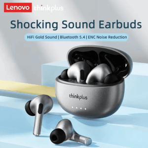 Fones de Ouvido Sem Fio Lenovo LP5 Pro Bluetooth 5.4 TWS com Som HiFi Fones de Ouvido para Jogos e Esportes com Control