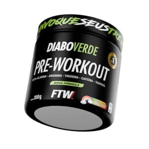 FTW Pré-Treino Diabo Verde em Pó 150g