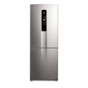 Geladeira Electrolux Frost Free 490L Efficient com AutoSense Inverse Inox Look (IB7S) 220V
