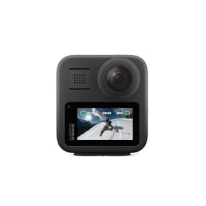 GoPro Max 360 - Câmera de Ação à Prova d'água, Vídeo 360 5.6K, Reenquadramento 4K, Foto 360, GPS, Live 1080p, Max HyperSmooth, TimeWarp, Trava d
