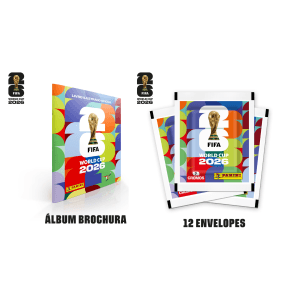 Kit Figurinha World Cup 2026 Panini 12 envelopes