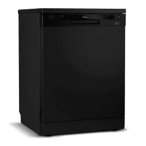 Lava Louças de Piso Midea DWA14P1 14 Serviços Eco Secagem Trava de Segurança Preta
