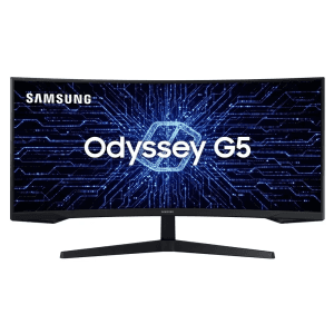 Monitor Gamer Samsung Odyssey G5 34" , UWQHD, 165Hz, 1ms, FreeSync Premium, HDR10