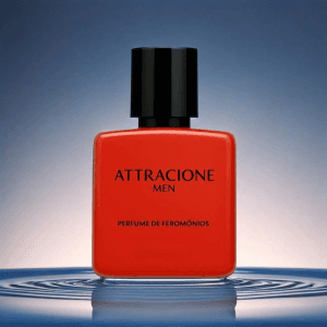 Perfume Attracione Men para Homens Perfume de Feromônios Fragrância Sedutora e Duradoura Frasco Vermelho de Luxo 25
