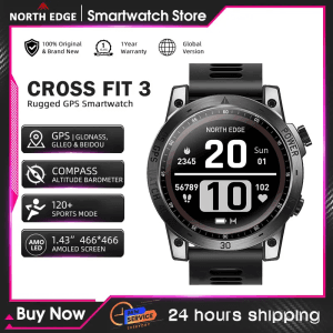 Smartwatch NORTH EDGE Cross Fit 3 New GPS Tela 1.43" AMOLED