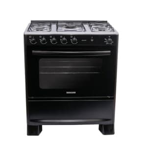Suggar Fogão Cook Start Preto Mesa Inox 5 Bocas 2 Queimadores Família Acendimento Automático Fgics520pt