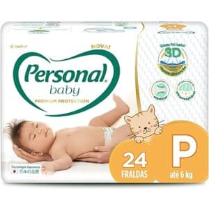 13 X Personal Fralda Baby Premium Protection Pequena, 312 unidades