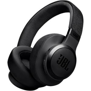 Fone de Ouvido JBL Live 770NC, Bluetooth, Cancelamento de Ruído, Som Espacial, Bateria 65 Horas, Preto