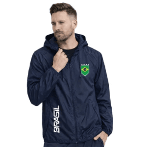 Jaqueta Corta Vento Impermeável Masculino Leve e Confortável Estilo Casual Brasil