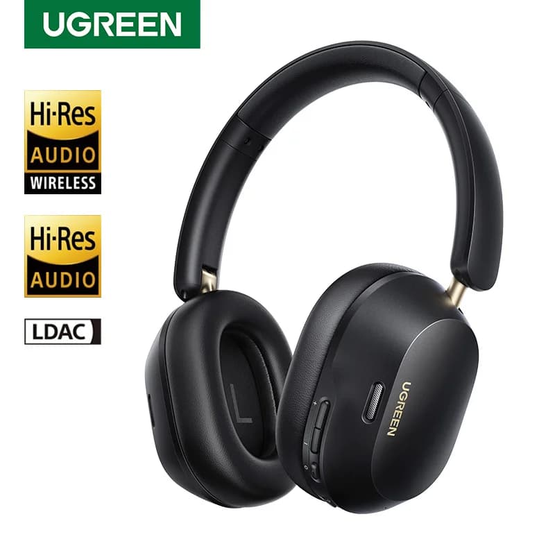 UGREEN Max5c Fones de ouvido sem fio Bluetooth ANC 43dB Cancelamento de ruído ativo Hi-Res LDAC 75H Fones de ouvido de áudio espacial - AliExpress 44